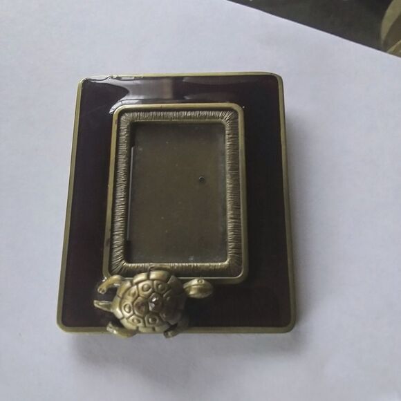 Jay Strongwater Scarf Clip Picture Frame Neiman Marcus Rhinestone Turtle - Picture 3 of 6